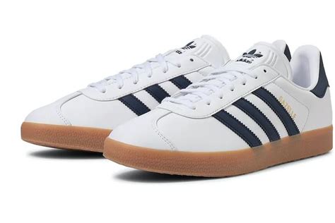 adidas Gazelle Footwear White Navy Gum Men's.